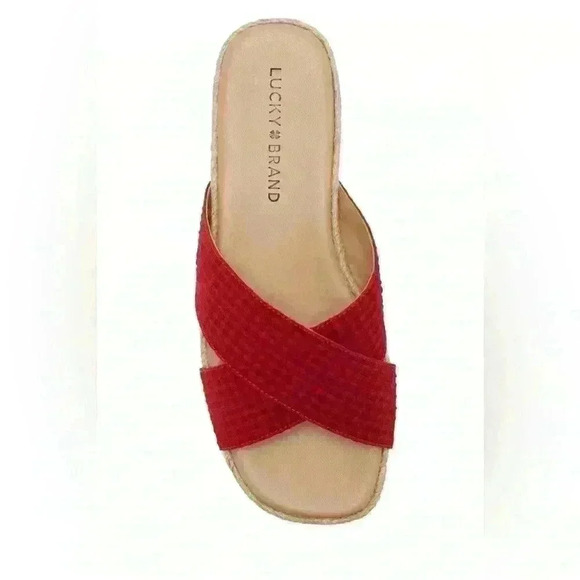 NWOT Lucky Brand Gayte platform Sandal size 8.5 - Picture 4 of 7